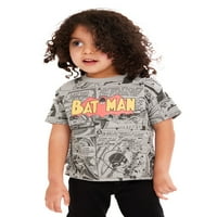 Batman kisgyermek fiúk képregény póló, méretek 12m-5T