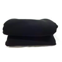 Shason Textile 60 1. yd spande poliészter keverék szilárd nyomtatott ruházati szövet, fekete