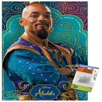 Disney Aladdin-Genie Pose fali poszter fa mágneses kerettel, 22.375 34