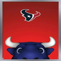 Houston Texans-S. Preston Kabala Toro Fali Poszter, 22.375 34