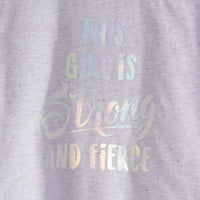 A lányok egyetemi grafikus pólója