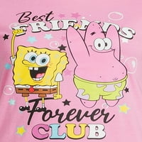 Spongyabob SquarePants Juniors legjobb baráti póló és rövidnadrág