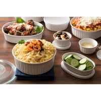 CorningWare francia Fehér 20 darabos Bakeware készlet