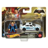 Hot Wheels Batman v Superman: Az igazságszolgáltatás hajnala Superman Mini Figure & Dodge Charger