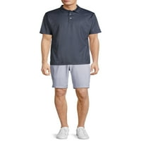Ben Hogan férfi és nagy férfi teljesítményű rövid ujjú kockás golf póló, akár 5xl méretű