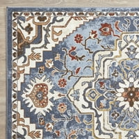Loomaknoti Alsbrooke Zailorn 9 '12' kék perzsa beltéri szőnyeg