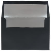 Egy fólia boríték, 5.5x8. 1, fekete ezüst fóliával, csomagonként