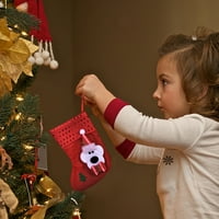 Karácsonyi zokni szett, mini karácsonyi harisnya ajándékok Karácsonyfa dekorációkhoz, gyerekek harisnya ajándékok, karácsonyi