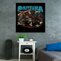 Trends International Pantera Rocker koponya fali poszter 22.375 34