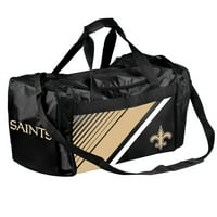 Forever Collectible - NFL New Orleans Saints Border Stripe Duffle Bag