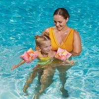 Bluescape Rózsaszín felfújható nyomtatott gyerek karszalagok úszáshoz és úszáshoz, 6 éves korig, Unisex