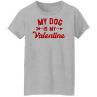 Graphic America Valentin napi kutyák és macskák Animal Holiday Love női grafikus póló kollekció