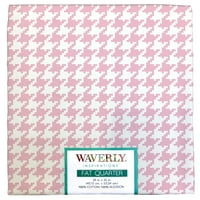 Waverly Inspirations 21 yd pamutkováccsal előfutó kézműves szövet, rózsaszín és fehér