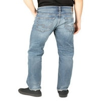 Silver Jeans Co. férfiak Eddie nyugodt fit kúpos láb farmer derékméret 28-44