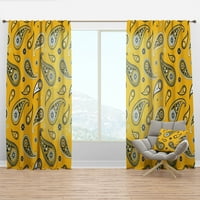 DesignArt 'Moods Yellow XVI' hagyományos függönypanel