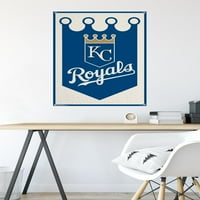 Kansas City Royals - Logo Wall poszter push csapokkal, 22.375 34