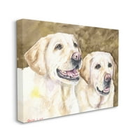 Sárga Labrador Barátok Kisállat Kutyák Pihenő Festmény Vászon Art Print