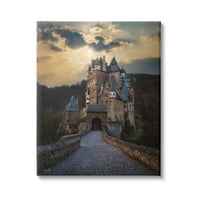 Stupell Eltz Castle Path Nap Sugarai Fotózás Tájkép Fotógaléria Csomagolva Vászon Nyomtatás Fal Művészet