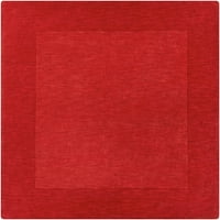 Művészi szövők Foxcroft Dark Red Modern 6 'négyzet alakú szőnyeg