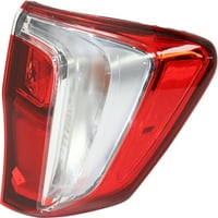 Csere repa hátsó lámpa kompatibilis a - Acura Rd jobb oldali utas oldalával, külső oldalán izzóval