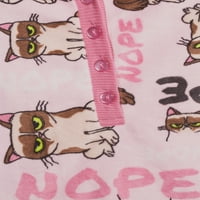 Morcos macska női és nők plusz 3 darabos ajándékos pizsama zoknikkal