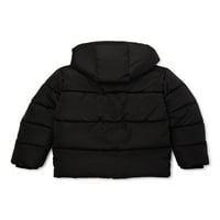 Reebok Boys nehézsúlyú puffer dzseki motorháztetővel, 4-18 méretű