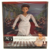 Barbie gyűjtő Jennifer Lopez vörös szőnyegbaba