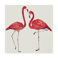 Védjegy képzőművészet 'Tropical Fun Bird IV' vászon művészet Harriet Sussman