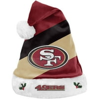 San Francisco 49ers csapat télapó kalap