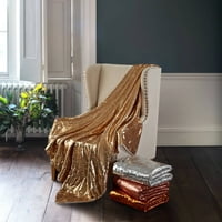 Mainstays szikrázó flitter dekoratív dobó takaró, 50 60