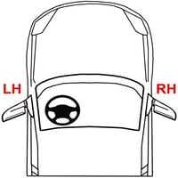 A hátsó lámpa kompatibilis a 2005. évi Nissan Pathfinder jobb oldali utasokkal izzóval