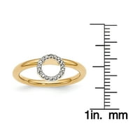 Nagy halo gyémánt sterling ezüst sárga színű gyűrű