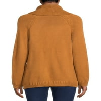 Szerelmi trend New York Női Cowl nyakkábel pulóver