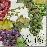 Párizsi borok II vászon művészet színes pékség