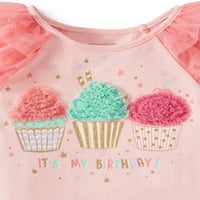 Miniville kislányok és kisgyermek lányok cupcake születésnapi ruha