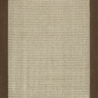 Mainstays a hagyományos Fau Sisal Border Brown beltéri akcentus szőnyeg, 2'6 X3'10