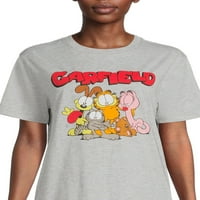 Garfield Juniors grafikus pólója rövid ujjú