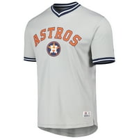 Férfi szürke Houston Astros v-nyak mez