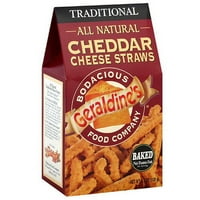 Geraldine hagyományos cheddar sajt szalma, 4. oz