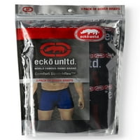 Ecko férfi 3pk pamut modális spande boxer rövid