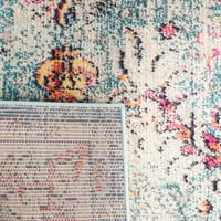 Madison Joandra Vintage Floral Runner szőnyeg, sötétkék, világoskék, 2'2 20 '