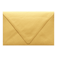 Luxpaper A meghívó borítékok, 3 4, arany metál, csomag