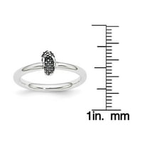 Ezüst ezüst antikvidéki flip gyűrű
