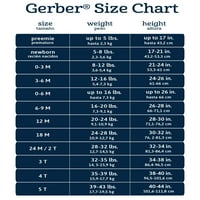Gerber Baby Girls OneSies testek és nadrágos ruhák, 5 darabos, újszülött-12M