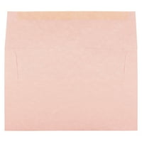 Borítékok, 6x9,5, rózsaszín pergamen, 500 doboz, rózsaszín jég