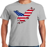 Grafikus Amerika július 4-én, függetlenség napja American Eagle férfi póló
