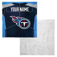 Tennessee Titans NFL Jersey Személyre szabott Selyem Touch Sherpa dobó takaró, 50 60