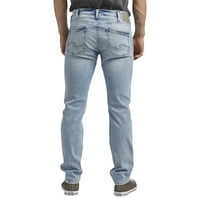 Silver Jeans Co. férfi Konrad Slim Fit vékony láb farmer, derékméret 30-42