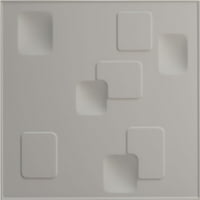 Ekena Millwork 5 8 W 5 8 H Avila Endurawall dekoratív 3D -s fali panel, Ultracover szaténvirág fehér