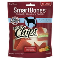 Smartbones SmartChips dupla oldalú csirkével kutyákkal, 12pk